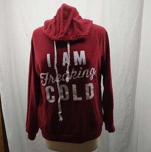 Women's Pullover Hoodie | Red | Large